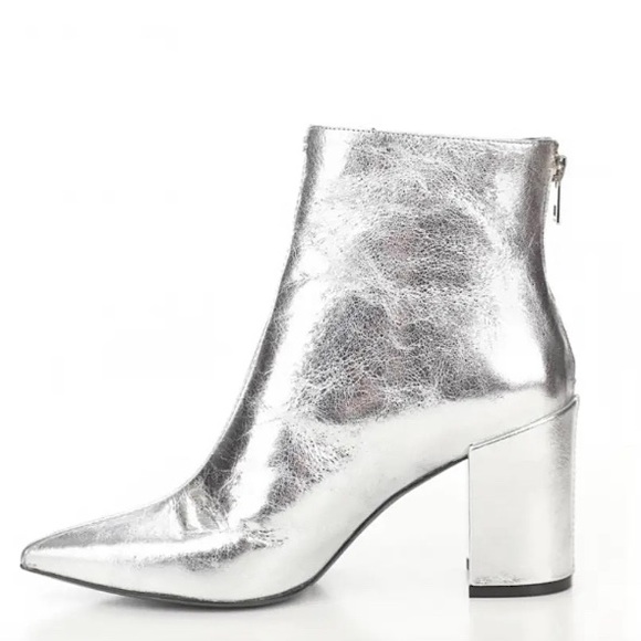 ZADIG AND VOLTAIRE GLIMMER SILVER BOOT - Picture 2 of 7